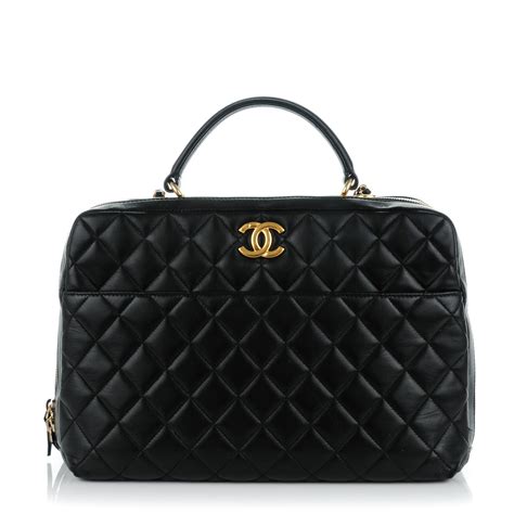 original chanel bowler bag|chanel 2020 large bowling bag.